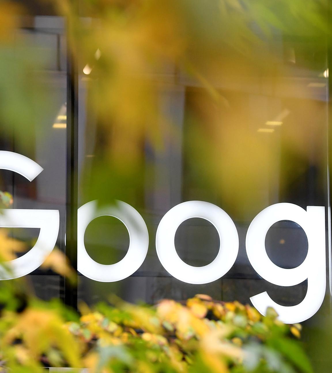 Archiv: Das Logo von Google in London am 01.11.2018