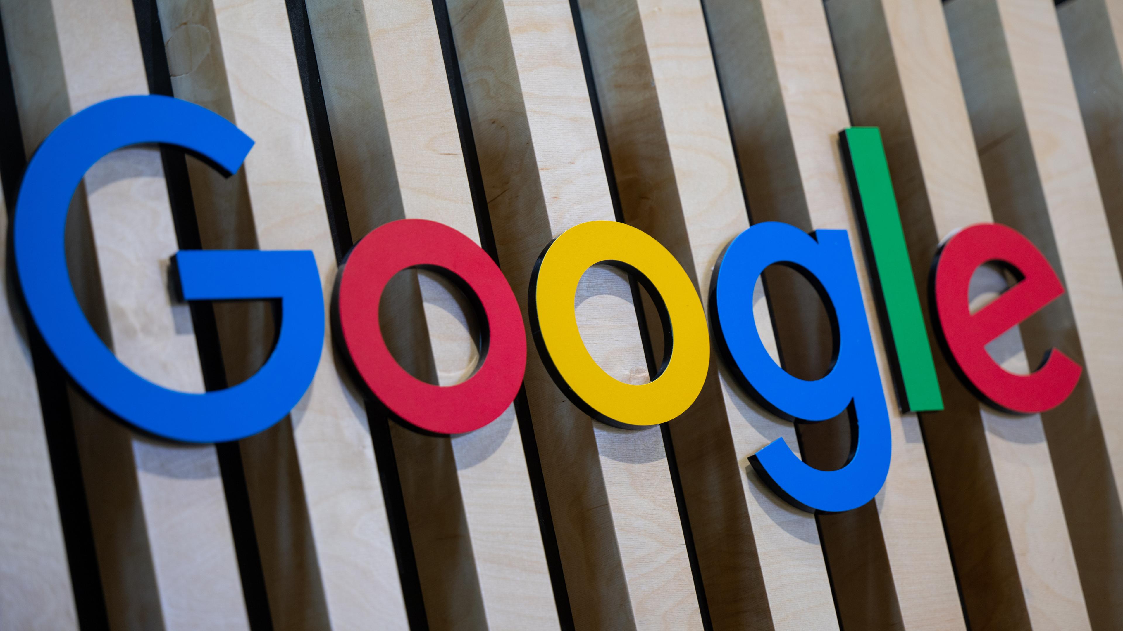 Berlin: Das Logo des US-amerikanischen Technologieunternehmens «Google», aufgenommen bei der Digital-Konferenz «Republica».