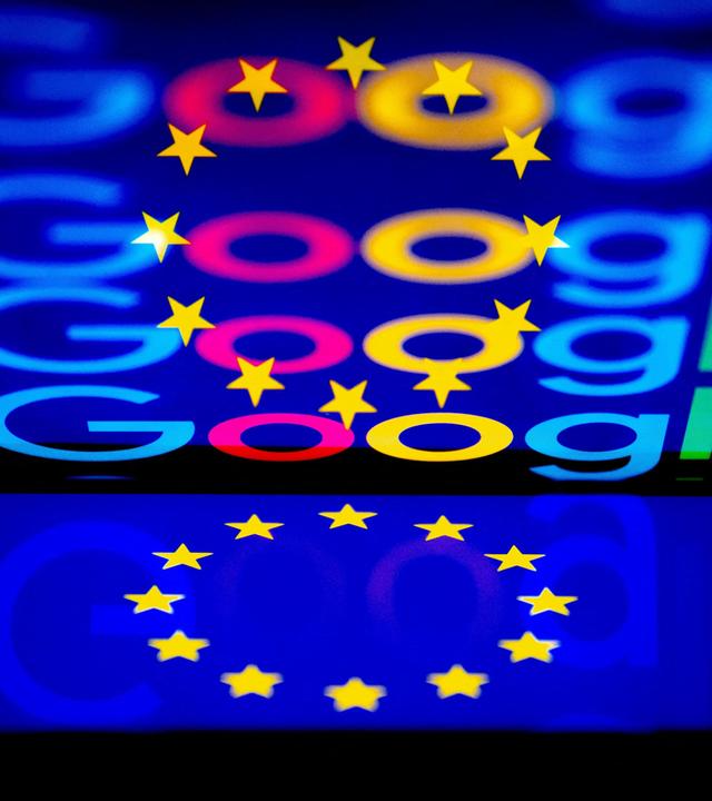 EU Flag and Google