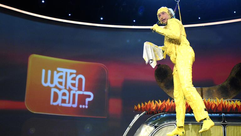 Thomas Gottschalk in Senf getunkt, 2008 bei "Wetten, dass..?"