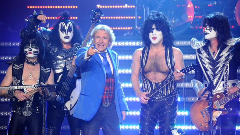 Thomas Gottschalk mit "Kiss", 2010 bei "Wetten, dass..?"