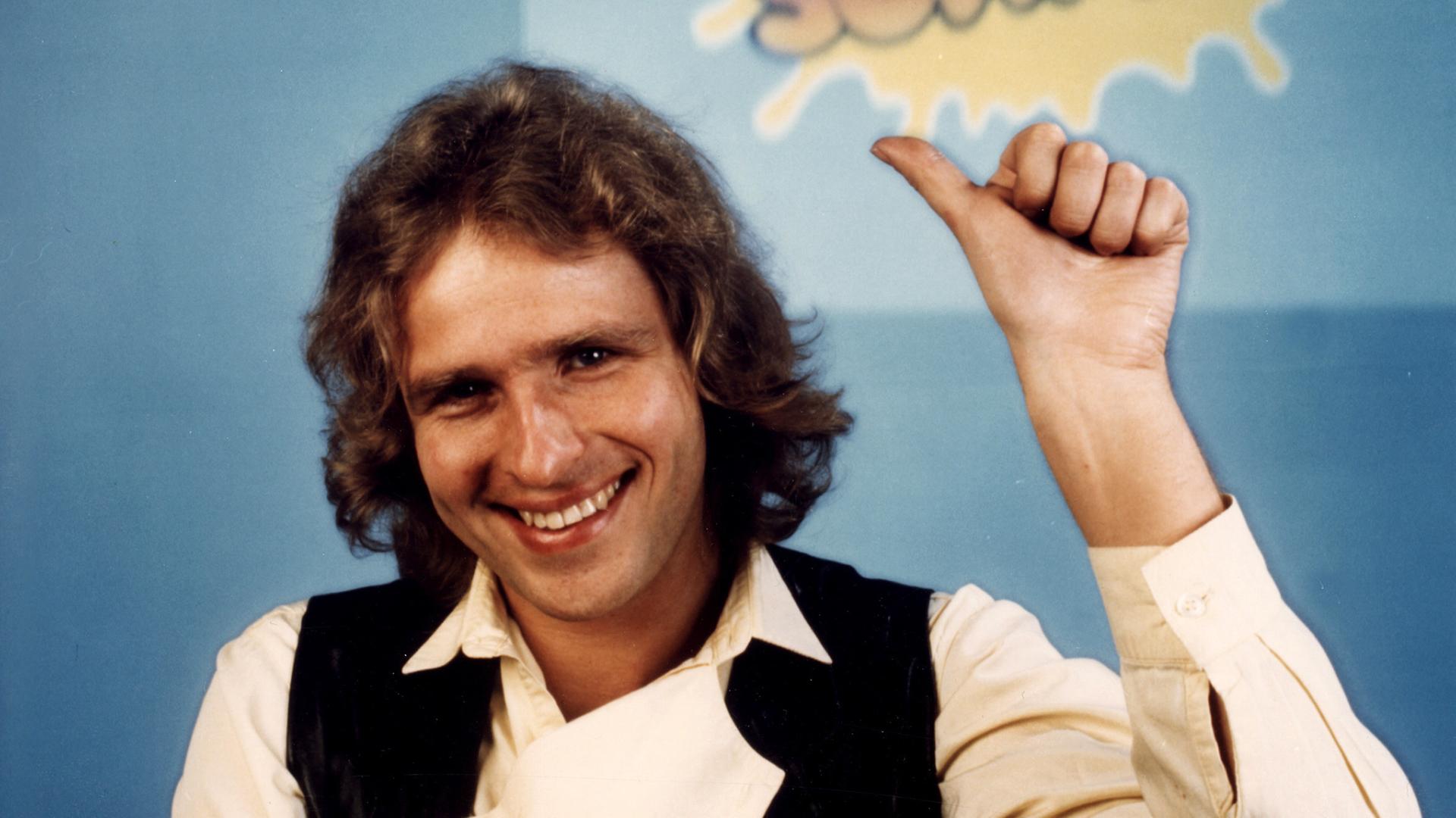 Thomas Gottschalk 1982 in der Sendung "Na sowas" im ZDF