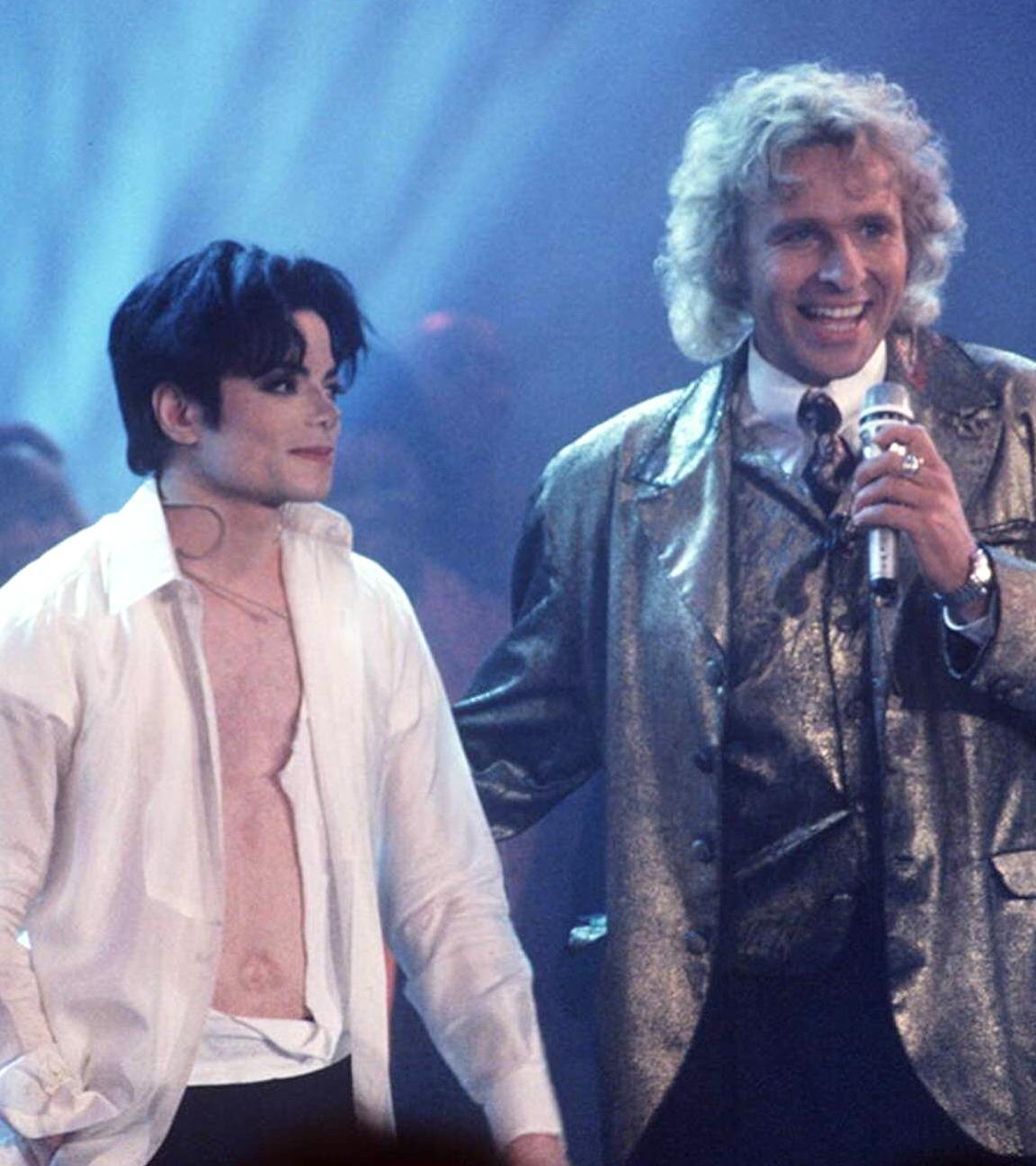 Michael Jackson und Thomas Gottschalk bei Wetten dass..?