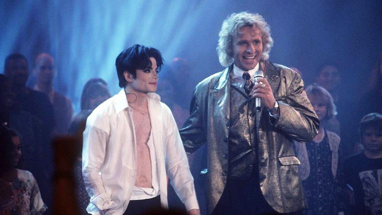 Michael Jackson und Thomas Gottschalk bei Wetten dass..?