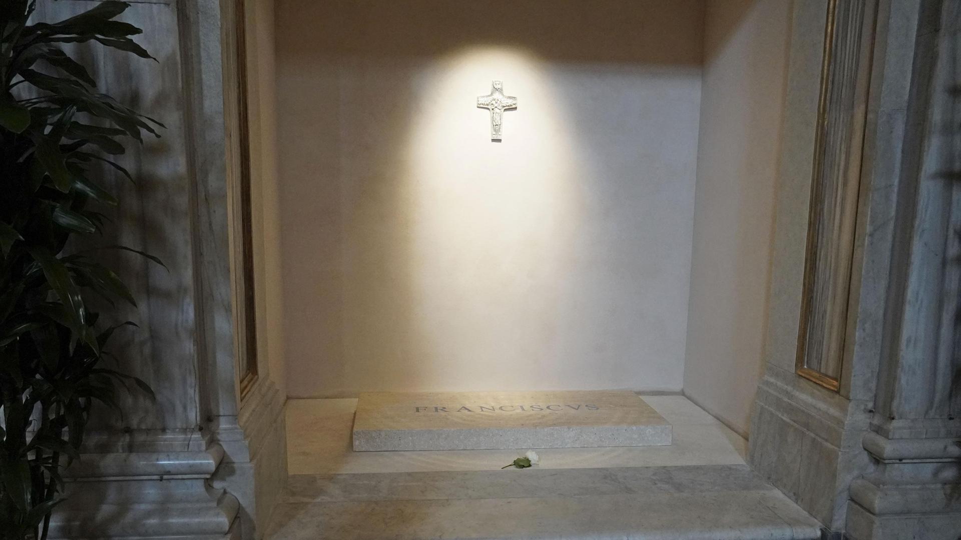Grab von Papst Franziskus in der Basilika Santa Maria Maggiore
