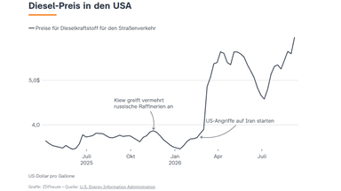 Grafik Diesel Preis USA