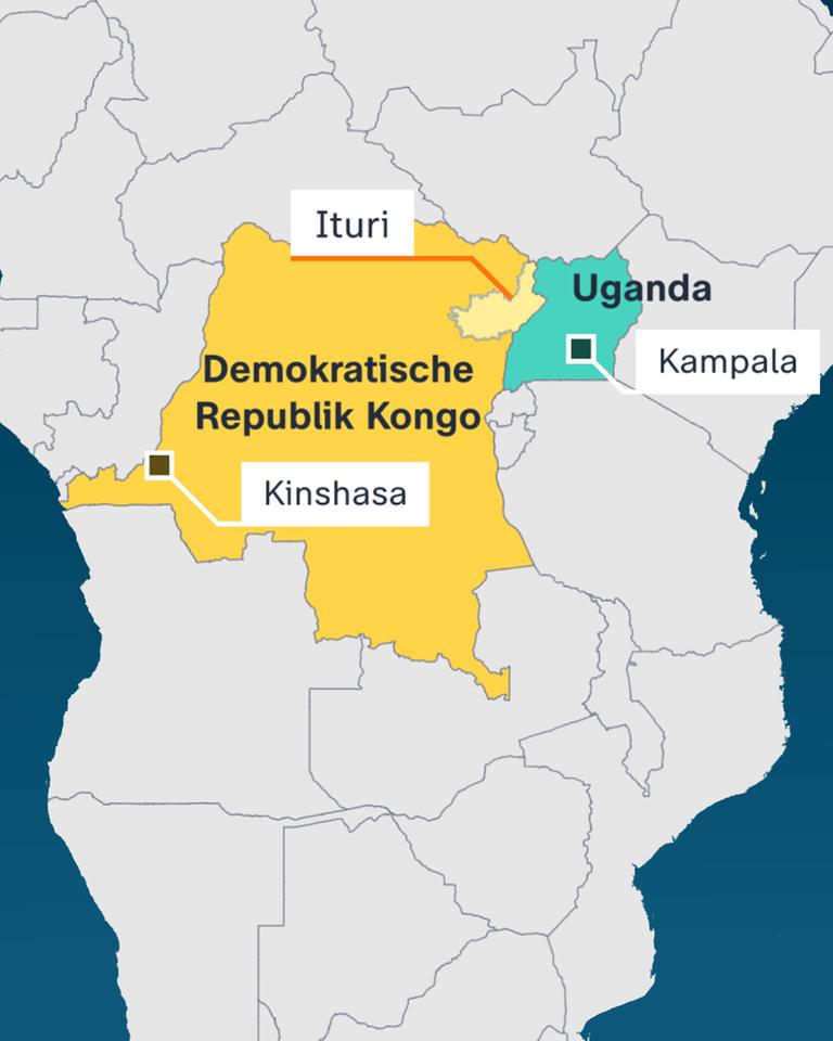 Grafik, Karte, Ituri, Demokratische Republik Kongo, Uganda