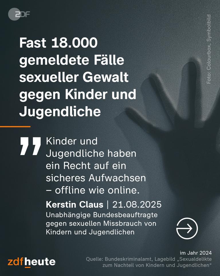 Grafik: Sexuelle Gewalt gegen Kinder und Jugendliche