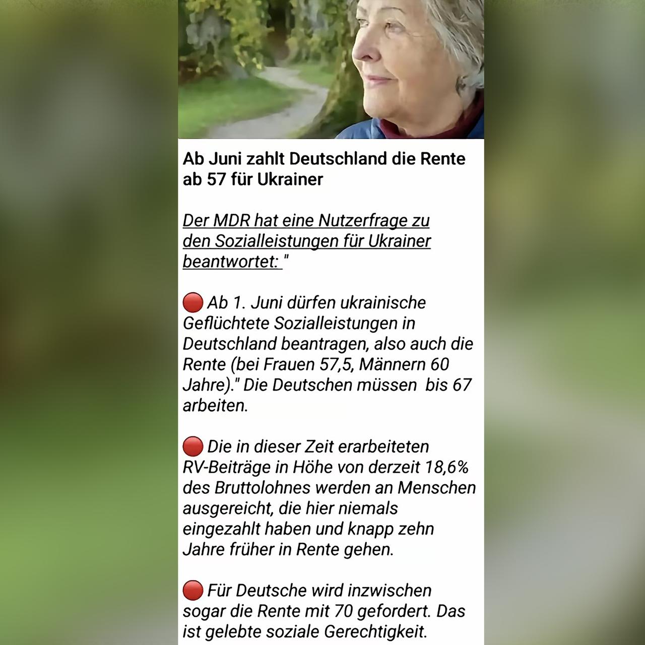 Grafik: Rente für Ukrainer