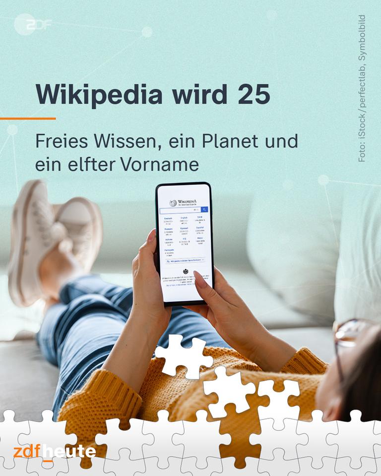 Wikipedia wird 25.