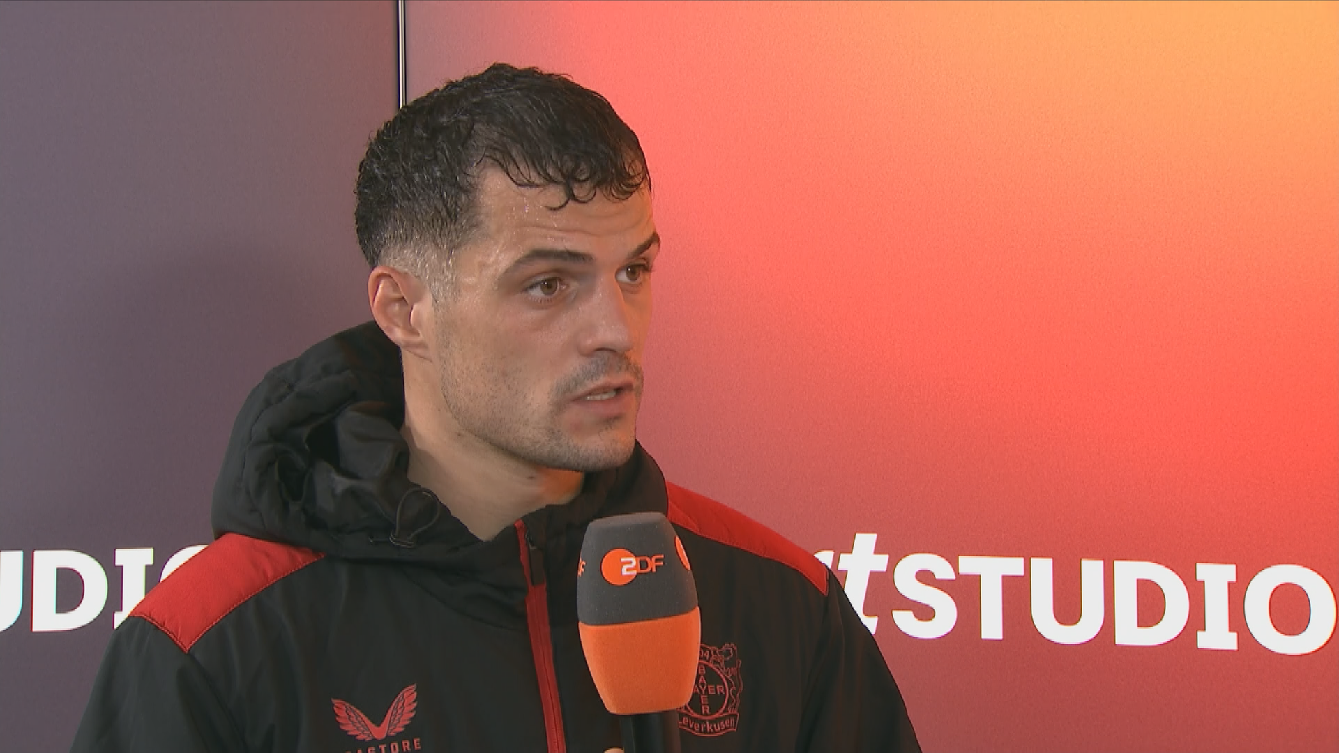 Granit Xhaka im Interview mit ZDF.