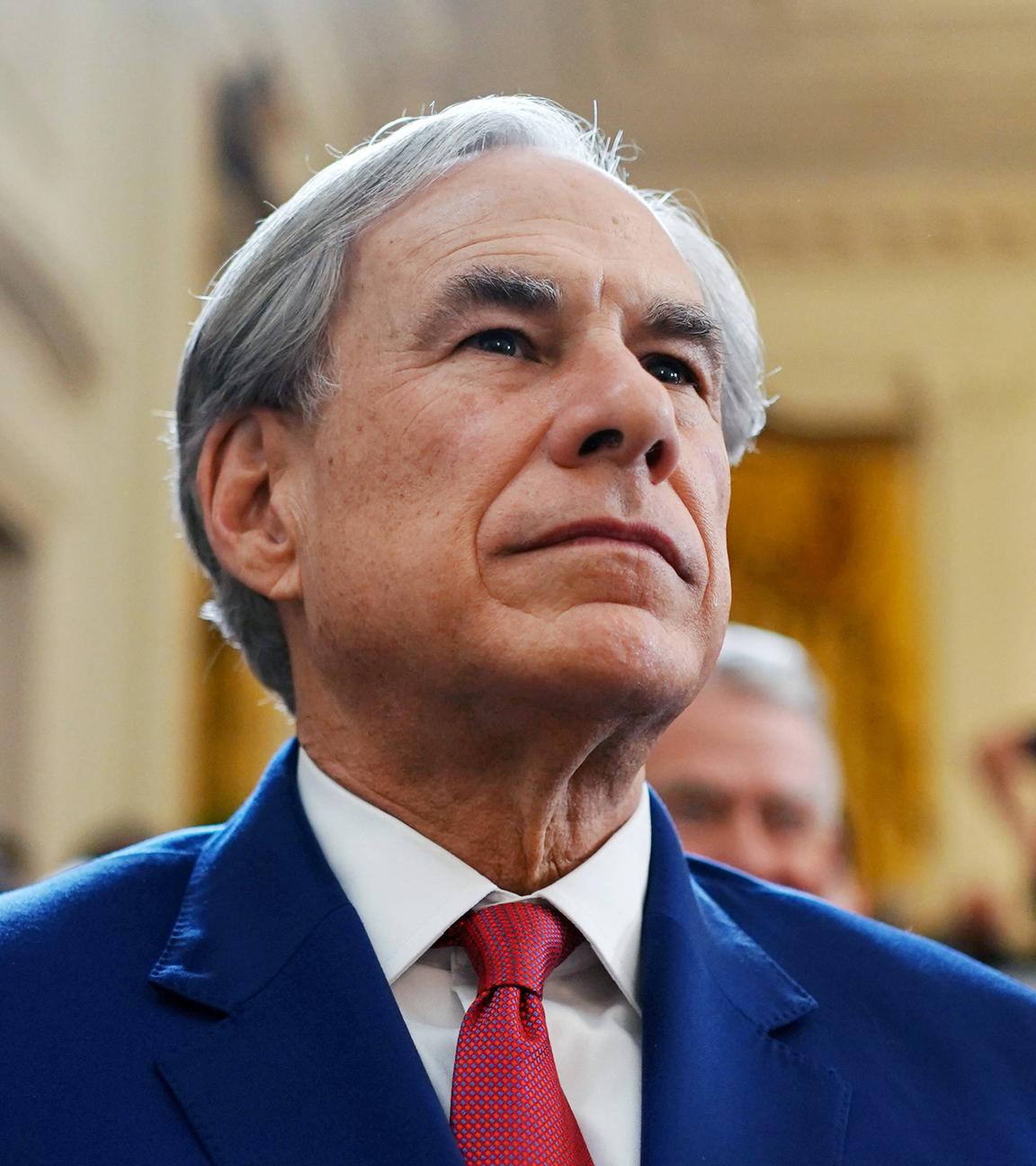 Der Gouverneur von Texas Greg Abbott, aufgenomen am 20.03.2025