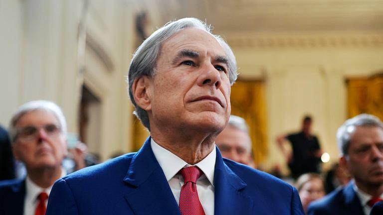 Der Gouverneur von Texas Greg Abbott, aufgenomen am 20.03.2025