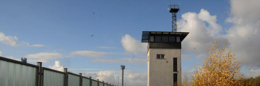 Der Grenzübergang Helmstedt-Marienborn am 05.11.2013