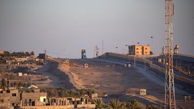 Grenzzaun zwischen dem Gazastreifen und Ägypten