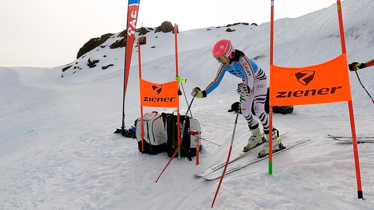 Greta Sachenröder beim Training
