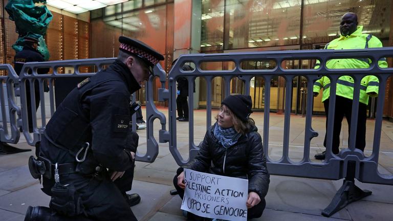 Großbritannien, London: Schwedische Aktivistin Greta Thunberg wird in London festgenommen