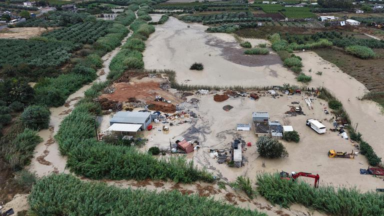 Unwetter auf Kreta