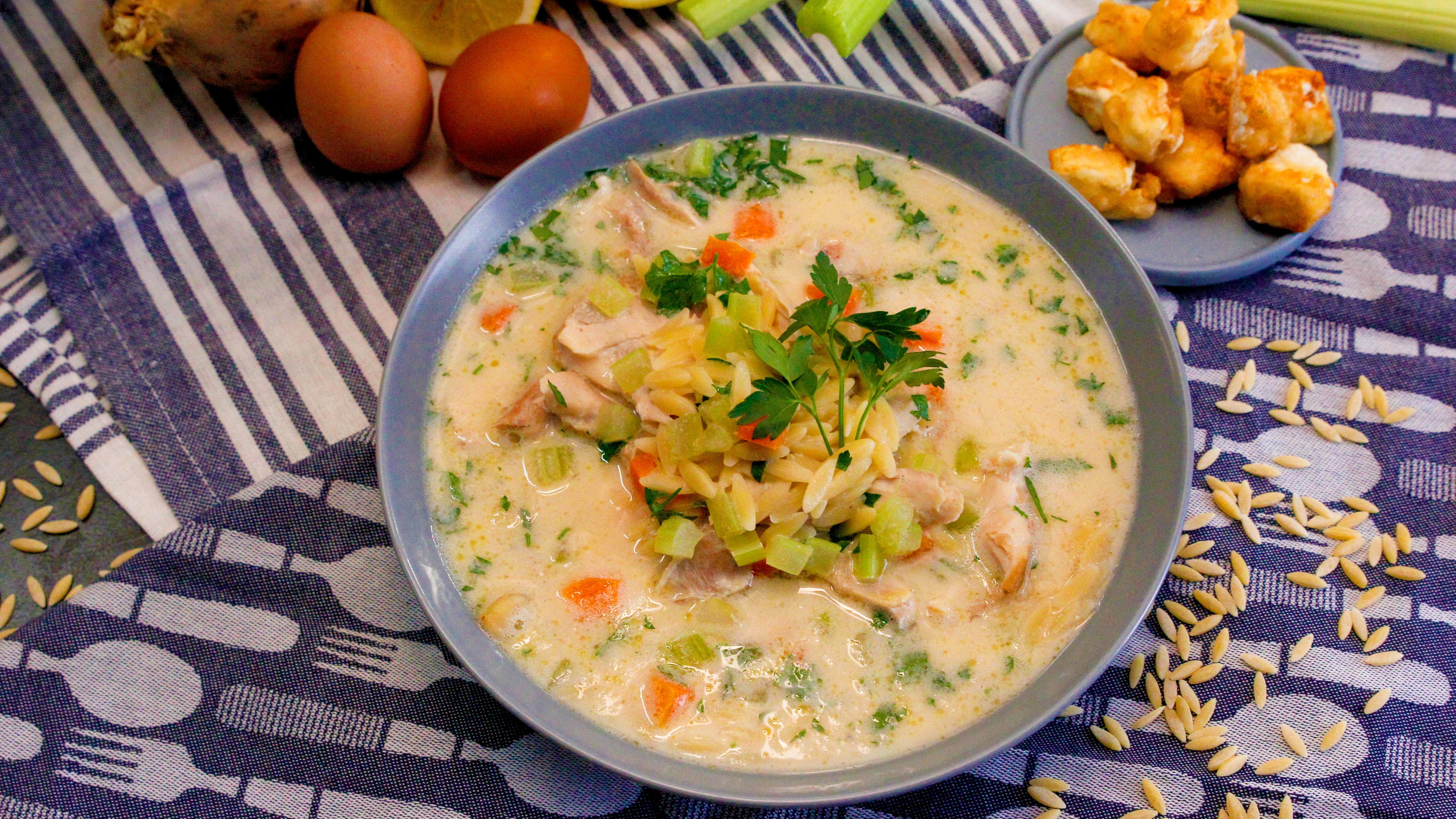 Griechische Hühnersuppe