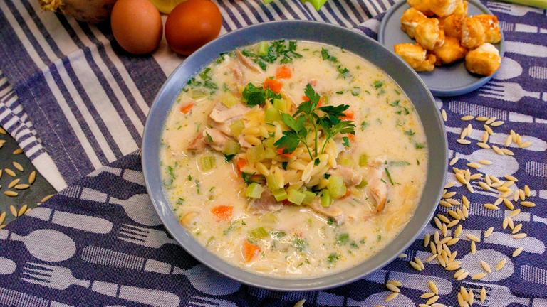 Griechische Hühnersuppe