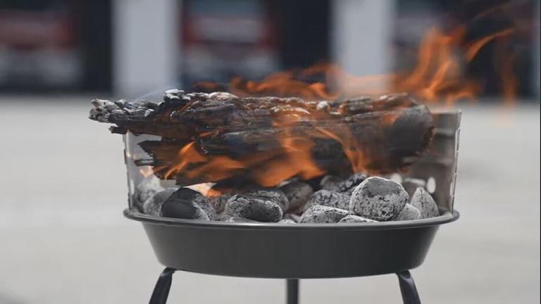 Lebensgefahr: Heckenbrand durch Garten-Grill