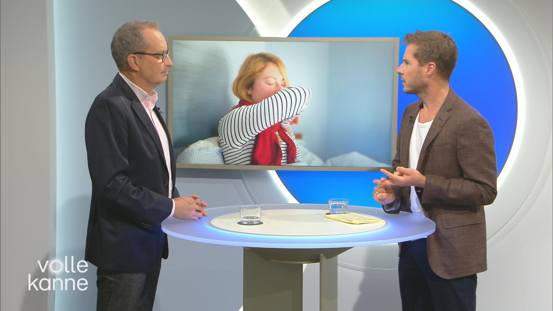 Dr. Christoph Specht und Florian Weiss im Gespräch im "Volle Kanne"-Studio