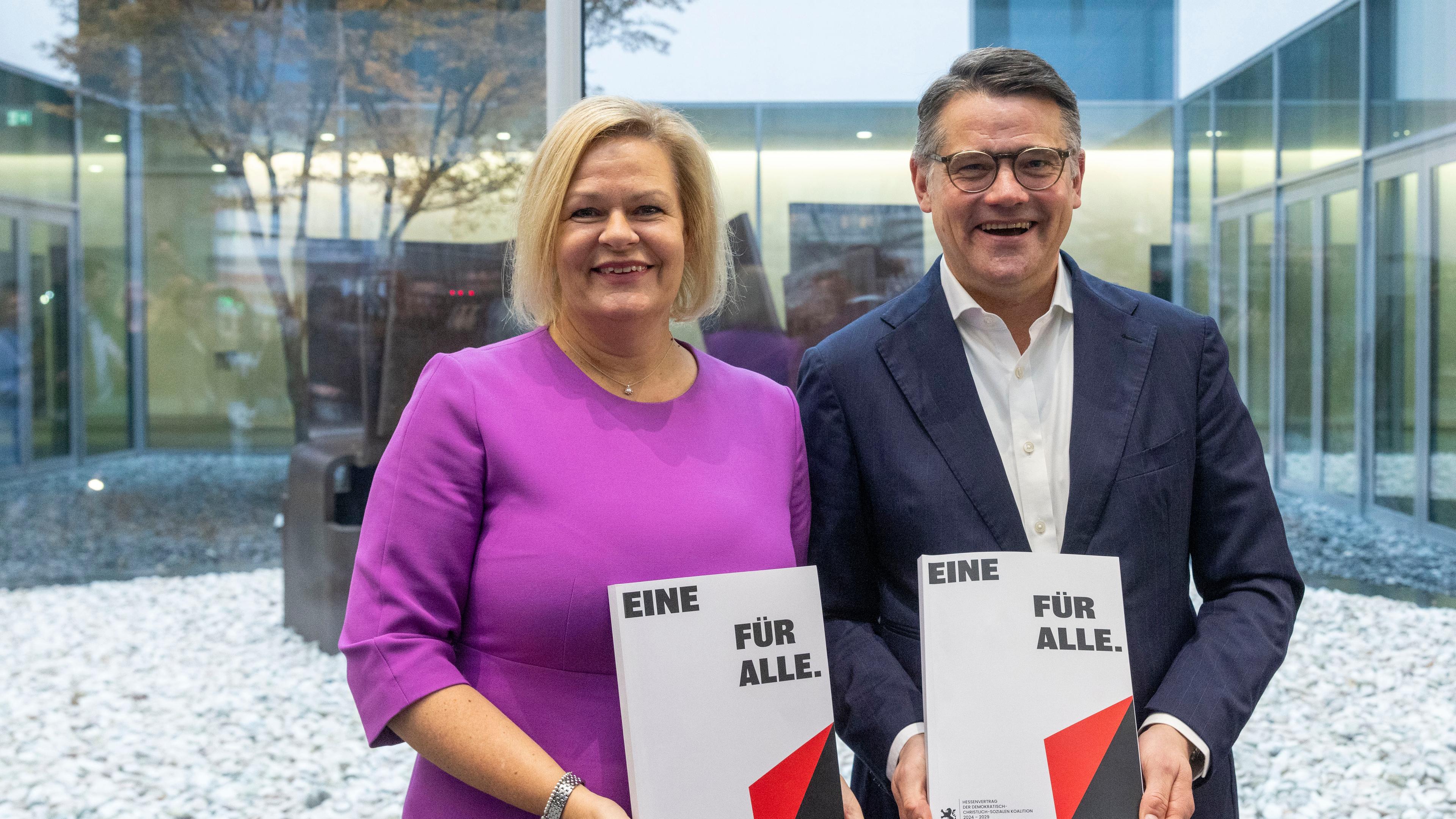 Koalitionsvertrag in Hessen unterzeichnet