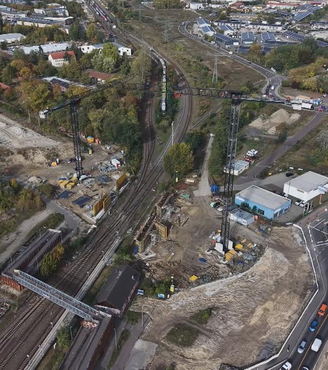 Großbaustelle in Brandenburg