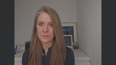 Anja Blacha in ihrem Büro 