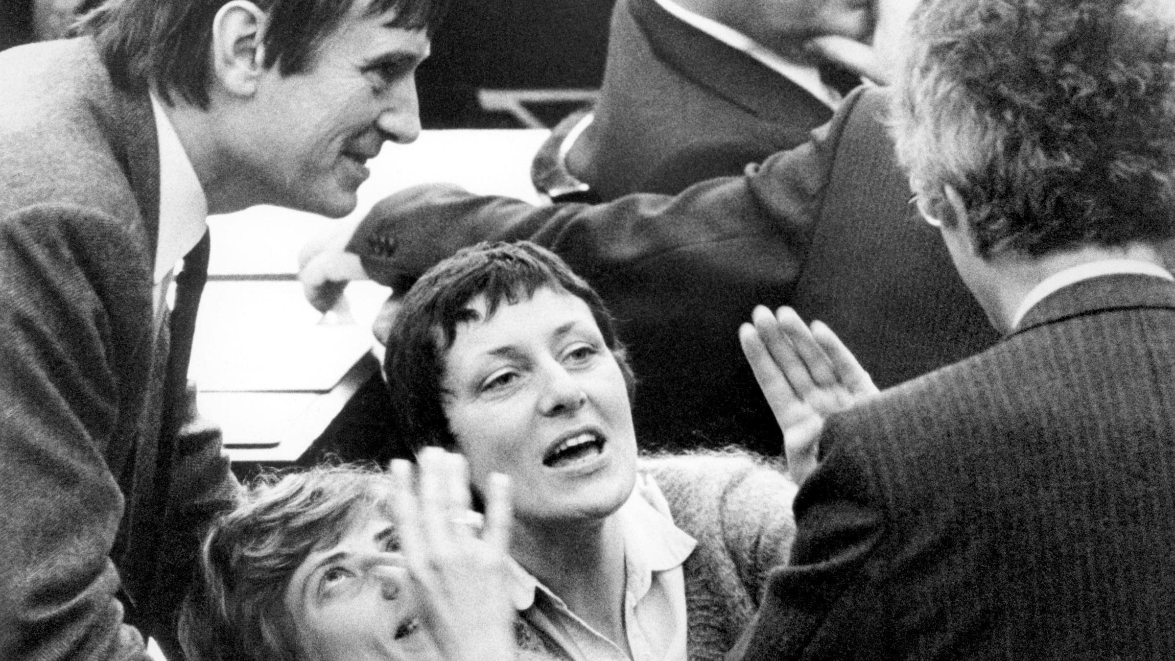 Grüne 1983 erstmals im Bundestag vertreten