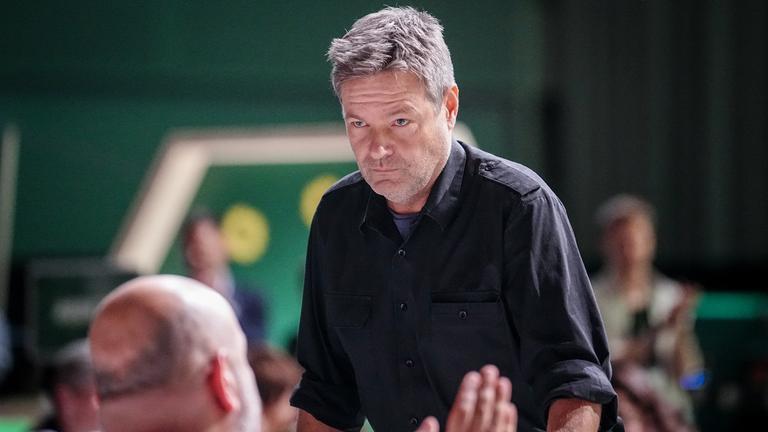 Robert Habeck auf der Bundesdelegiertenversammlung in Karlsruhe