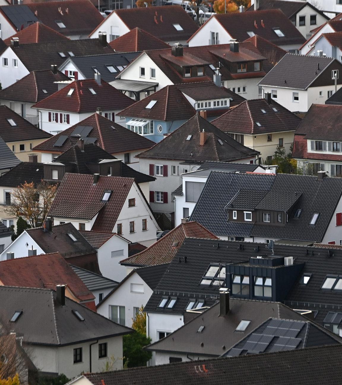 Dächer und Häuser