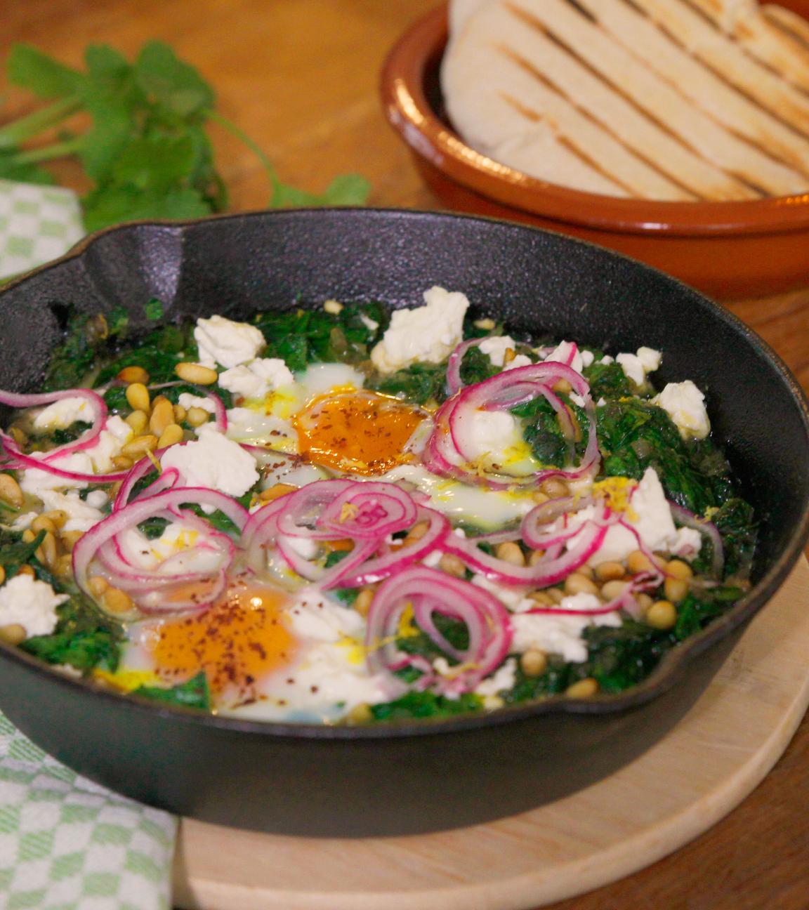 Grünes Shakshuka