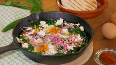 Grünes Shakshuka