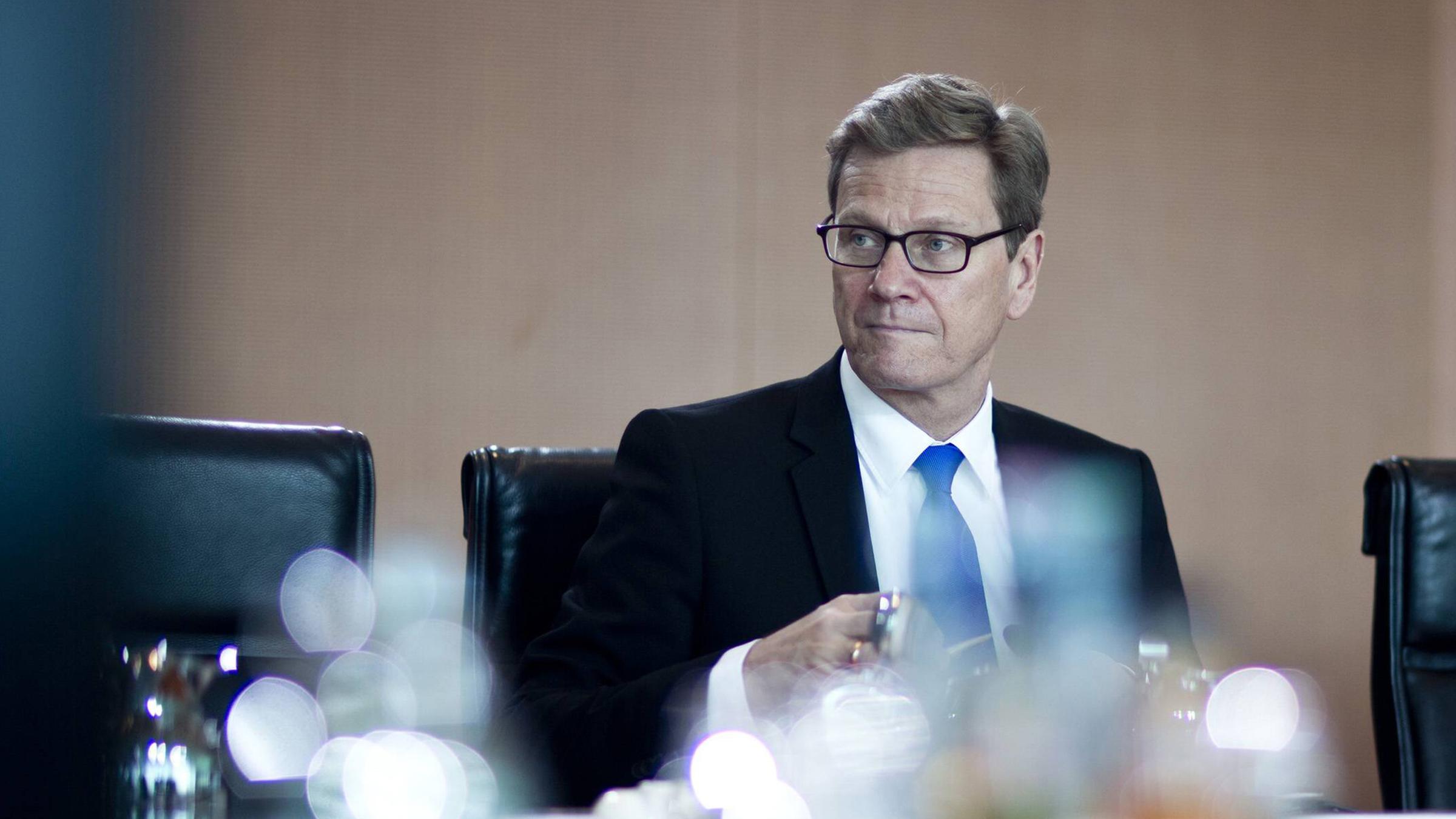 Guido Westerwelle (FDP) in seinem Amt als Bundesaußenminister am 05.06.13 in Berlin.