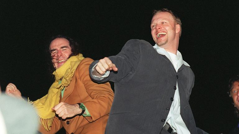 Guildo Horn und Stefan Raab beim ESC 1998