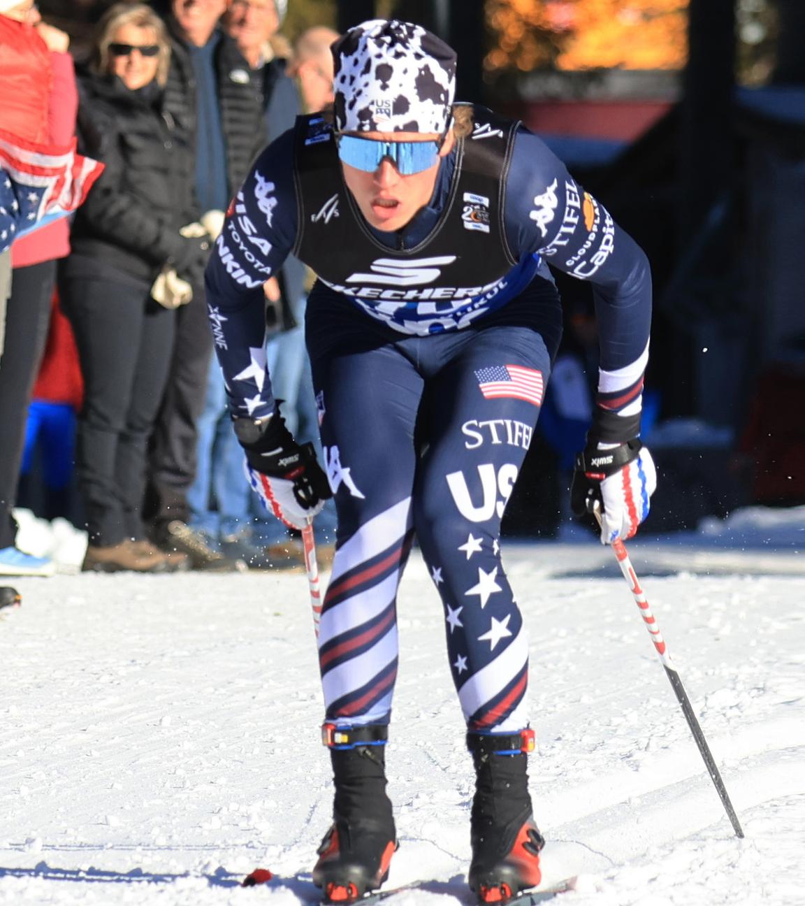Gus Schumacher in Toblach