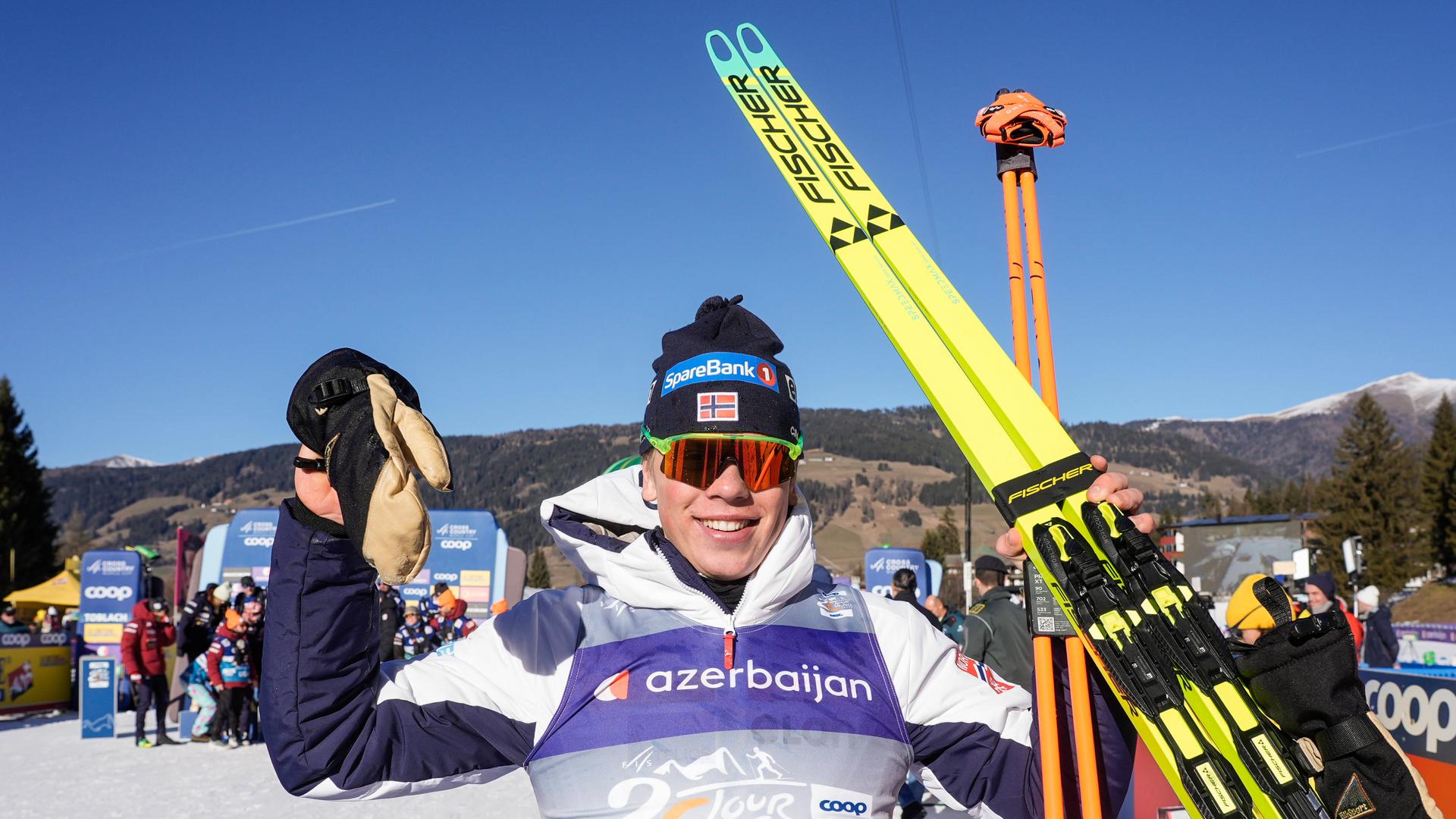 Gus Schumacher in Toblach am 31.12.25