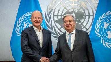 Kanzler Scholz beim UN-Zukunftsgipfel