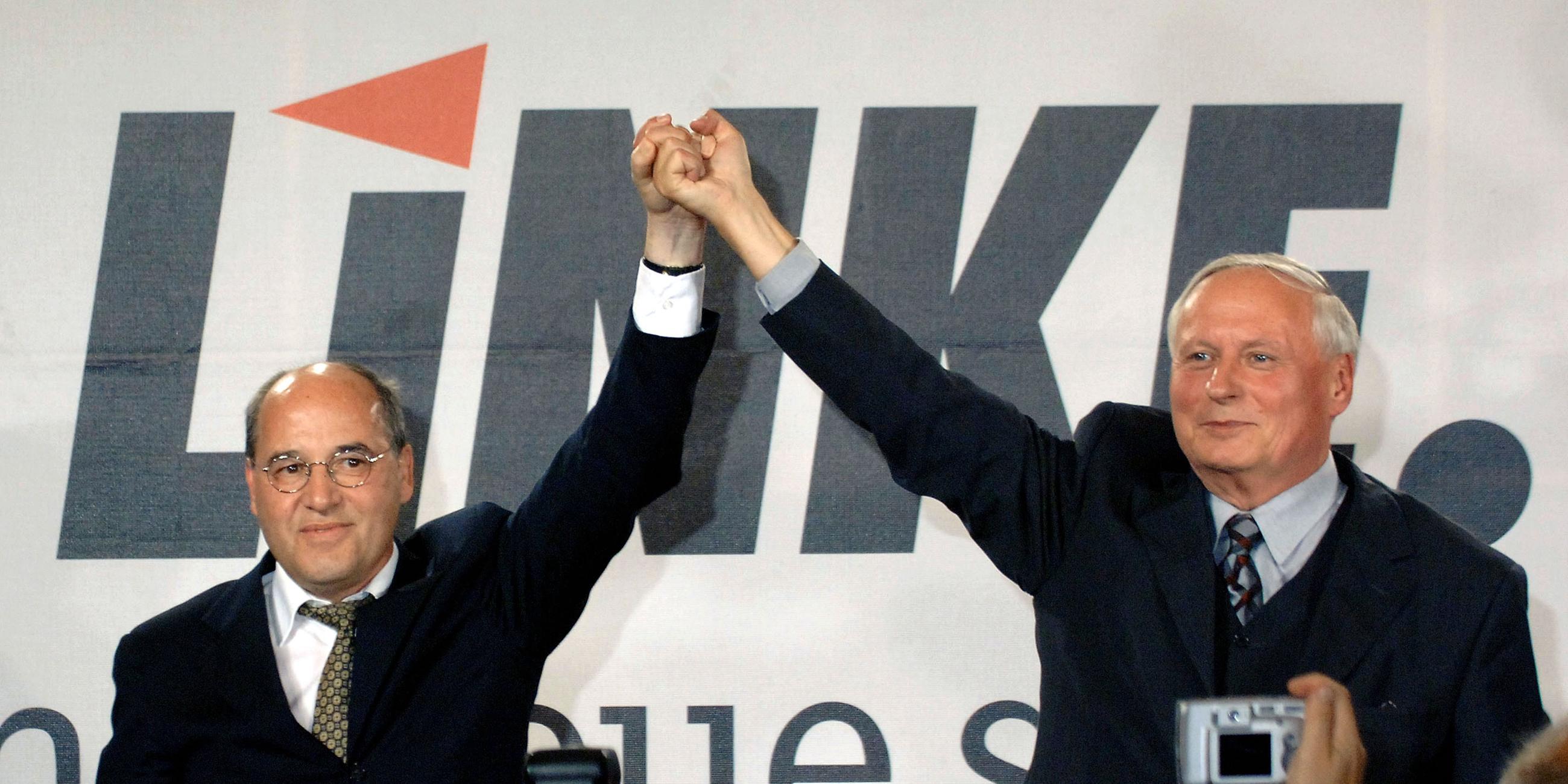 Gregor Gysi und Oskar Lafontaine