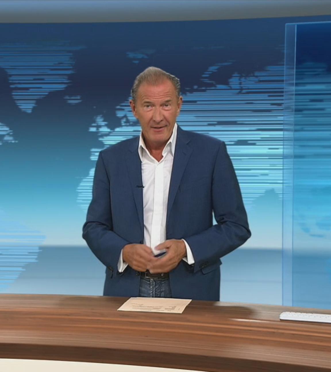 Mitri Sirin und Norbert Lehmann im heute-Studio.