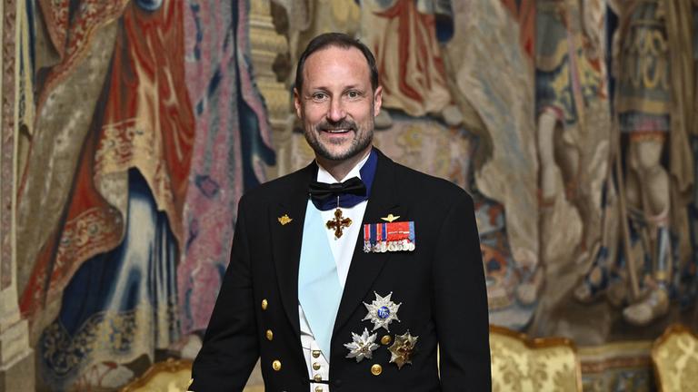 Norwegens König Haakon während eines Besuchs in Stockholm, Schweden. (Archiv)