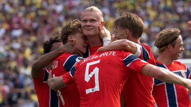 Erling Braut Haaland und Team am 05.07.26