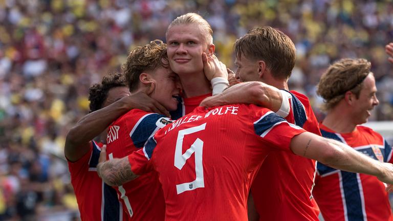 Erling Braut Haaland und Team am 05.07.26