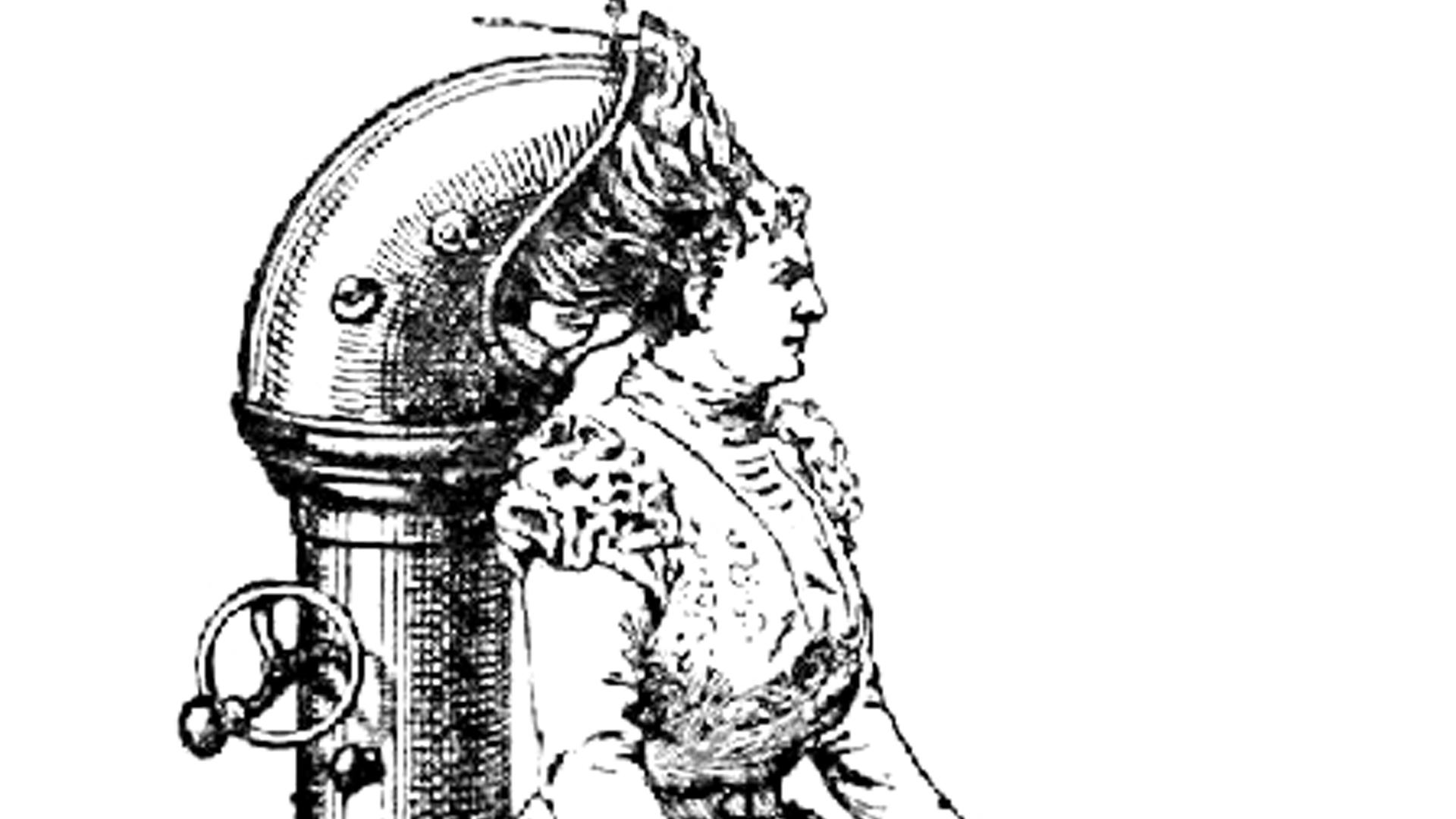 Haartrockner aus den 1890er Jahren.