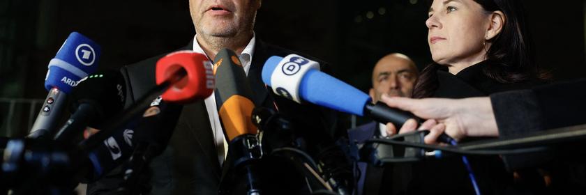 Bruch der Ampel - Habeck auf dem Weg zum Koalitionsausschus