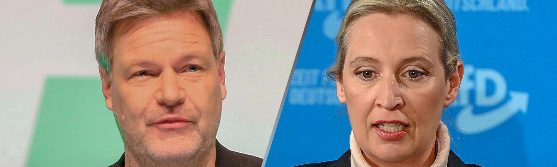 ZDFheute live: Analyse zu Was nun,...? mit Habeck und Weidel