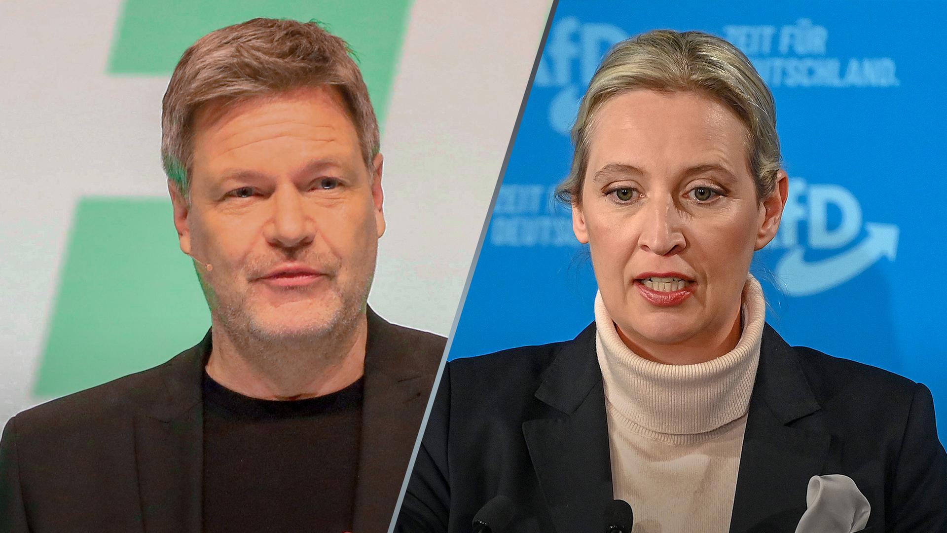 ZDFheute live: Analyse zu Was nun,...? mit Habeck und Weidel