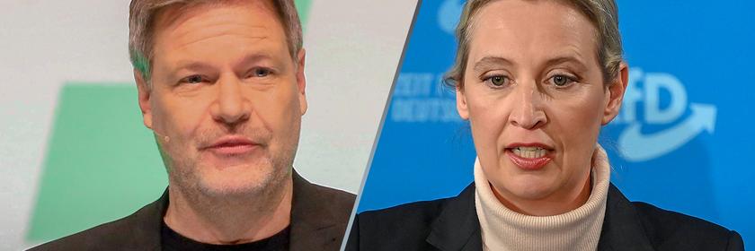 ZDFheute live: Analyse zu Was nun,...? mit Habeck und Weidel