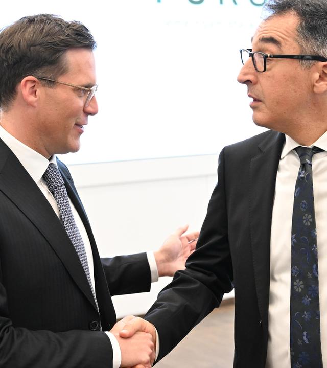 Manuel Hagel und Cem Özdemir